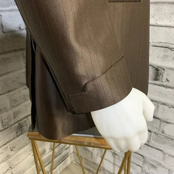 Vintage 70s Stan's of Las Vegas Union Made Chocolate Brown Blazer